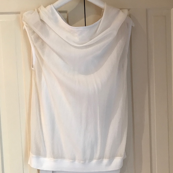 BRUNELLO CUCINELLI SILK LAYERED BLOUSE - Picture 1 of 11